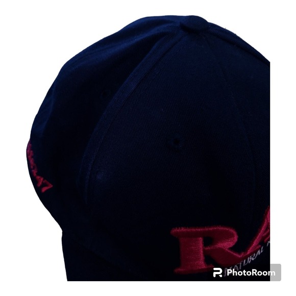 RAW Rolling Papers Snapback Hat Black Embroidered with Poker & Stash Pocket - Picture 2 of 9